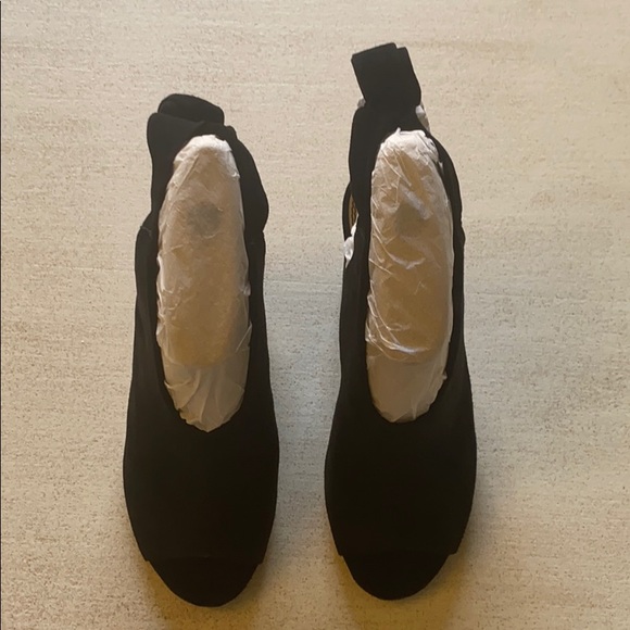 SPLENDID Black Navarro Open toe Heeled Sandal - Picture 3 of 6